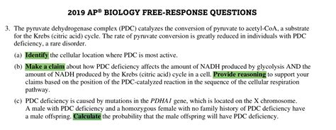 Unit 2 Practice Test (2020) AP Biology Multiple Choice Questions (1 point each) Choose the best answer for each question and write the letter on the line provided. . Ap bio unit 7 frq answers
